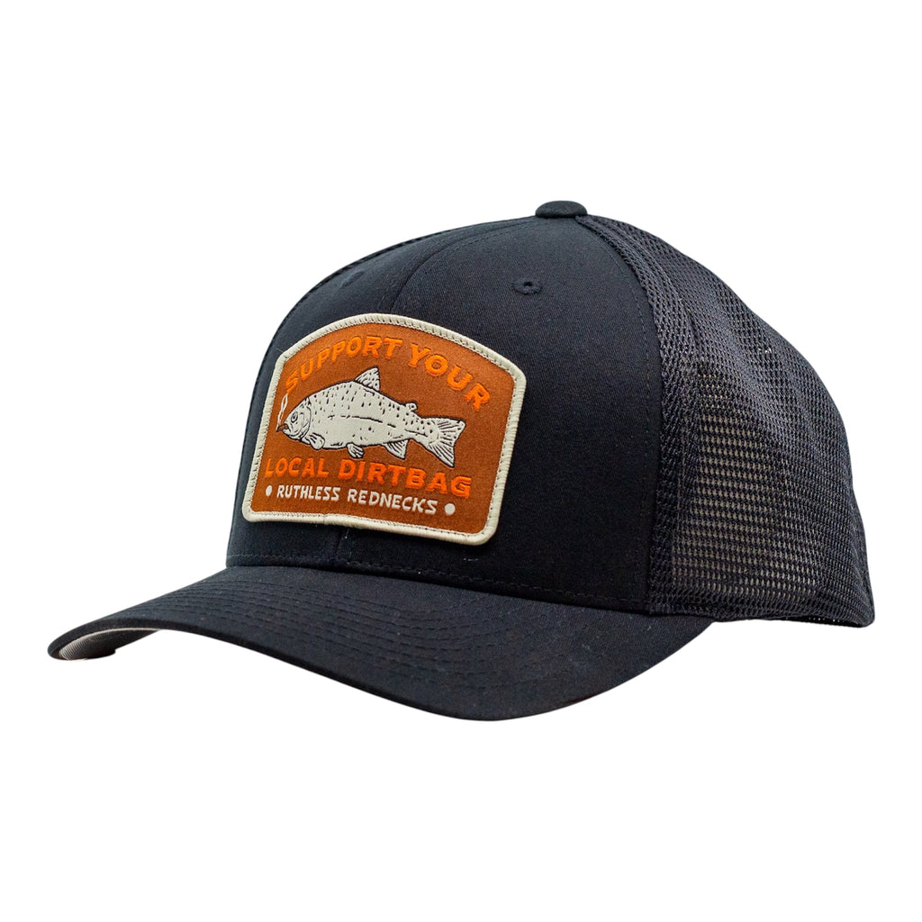 RUTHLESS REDNECKS SMOKED CURVED BRIM SNAPBACK