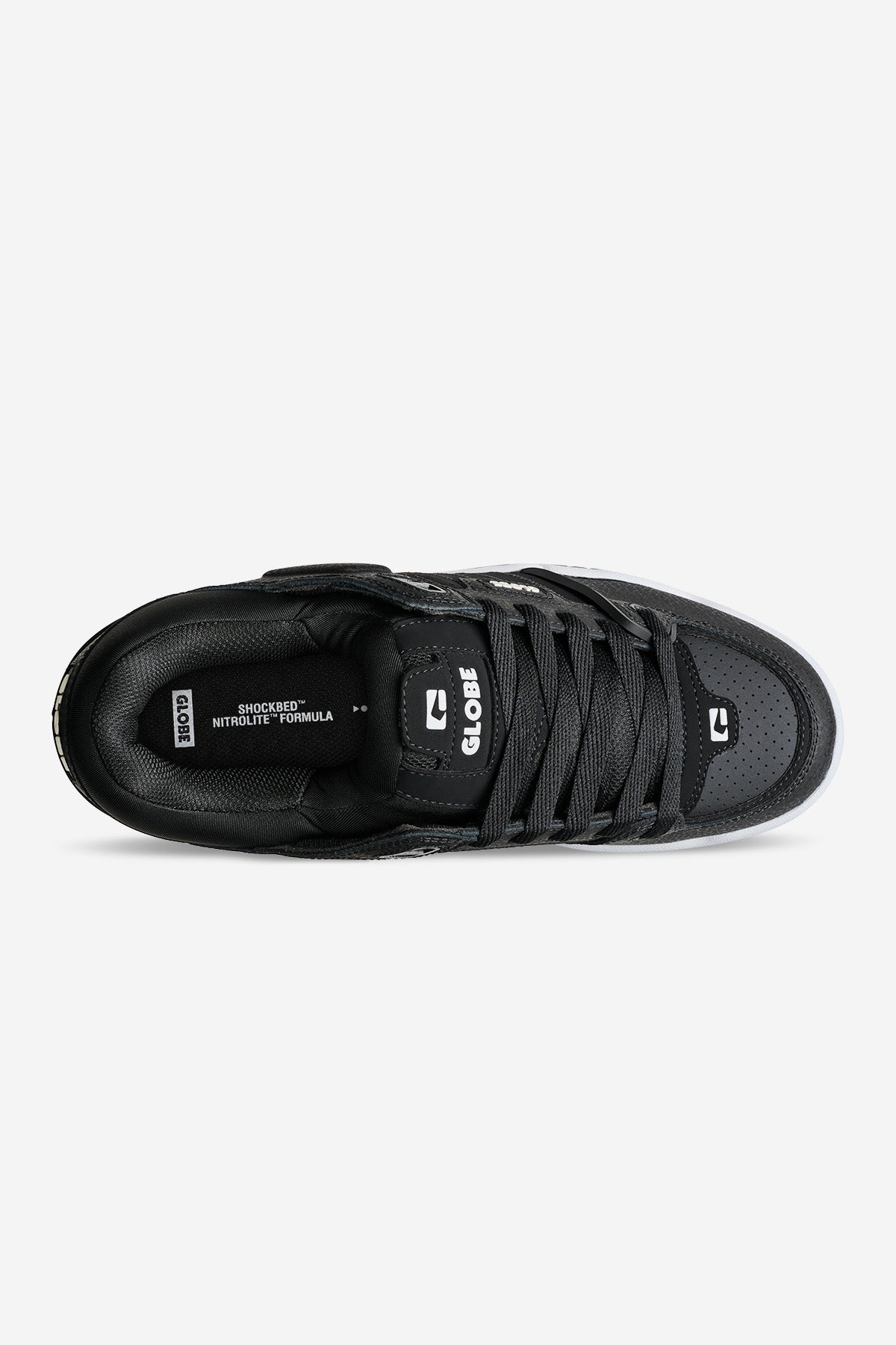 GLOBE SHOES FUSION BLK/WHITE/GUM SP26