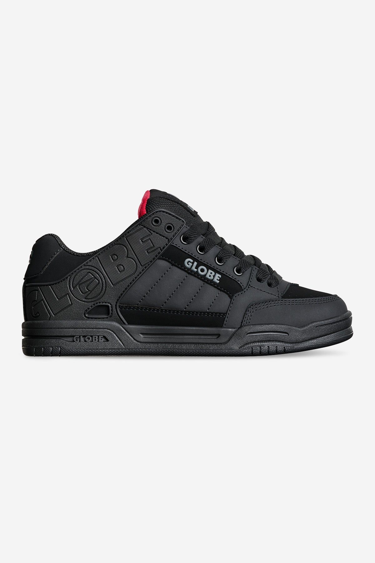 GLOBE SHOES TILT BLK/RED/TARTAN SP26