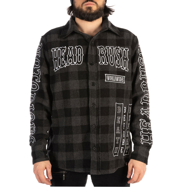 HEADRUSH  Rise Of Macedone - Button Down Longsleeve Shirt SP26