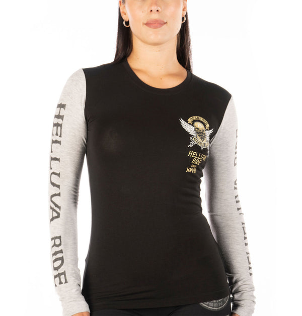 HEADRUSH  Masked Vigilante - Women Longsleeve Tee SP26
