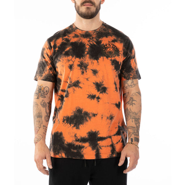 HEADRUSH  Head Over Flames Tshirt Tie Dye SP26
