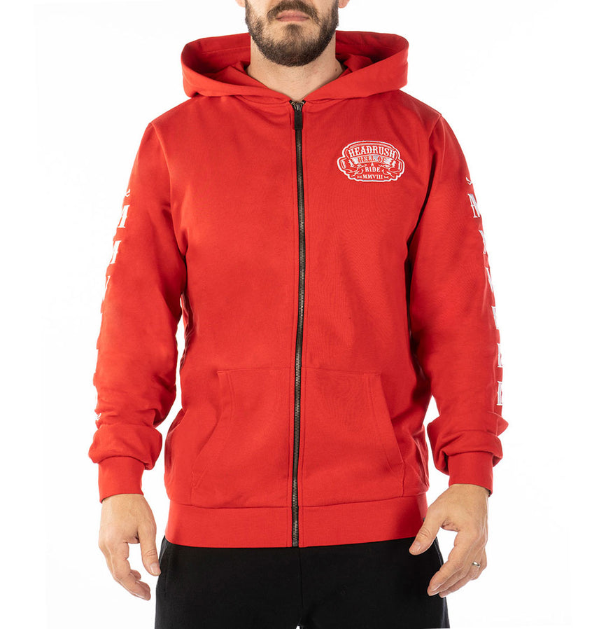 HEADRUSH  Biker Wings Zip Up Hoodie SP26