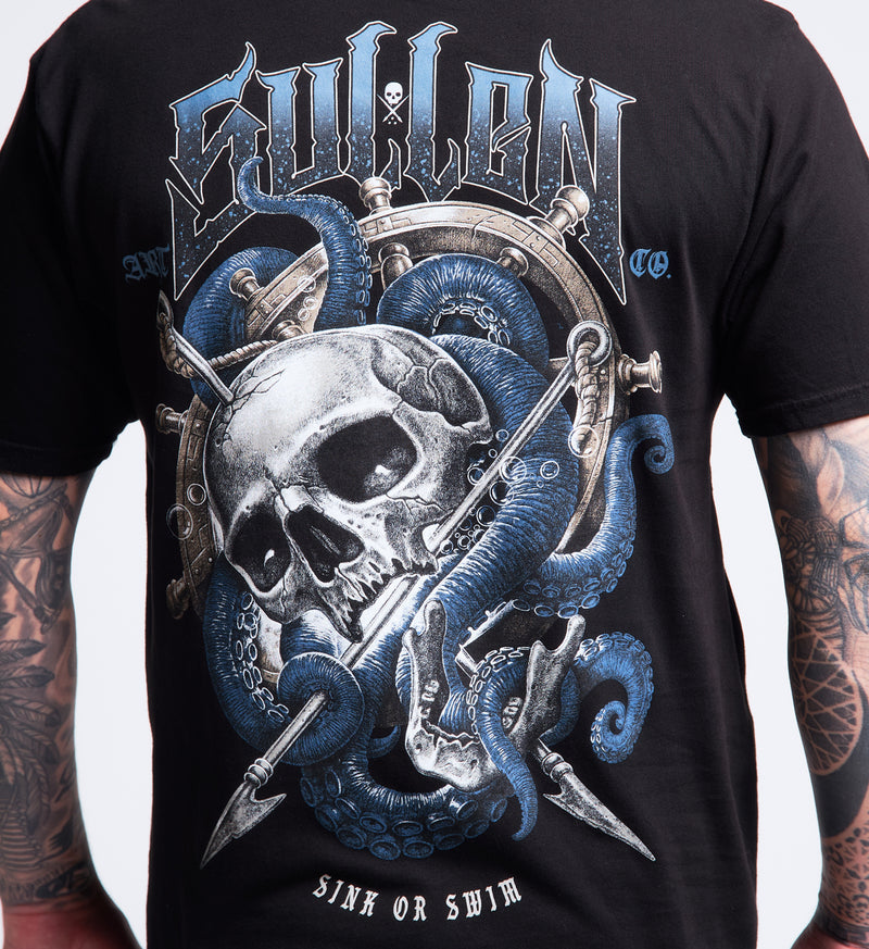 SULLEN HARPOON SKULLS TEE