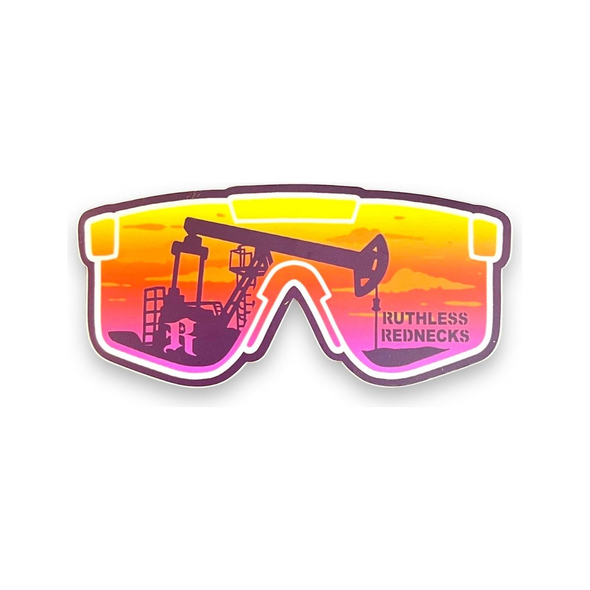 RUTHLESS REDNECKS SUNGLASSES STICKER