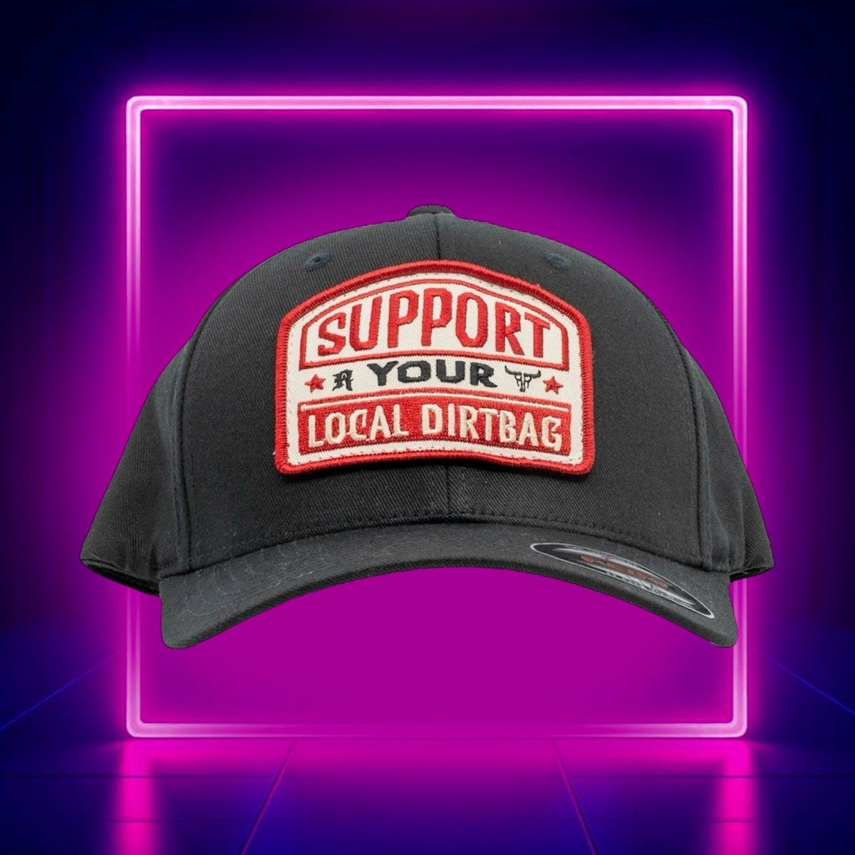 RUTHLESS REDNECKS SUPPORT YOUR LOCAL DIRTBAG FLEXFIT