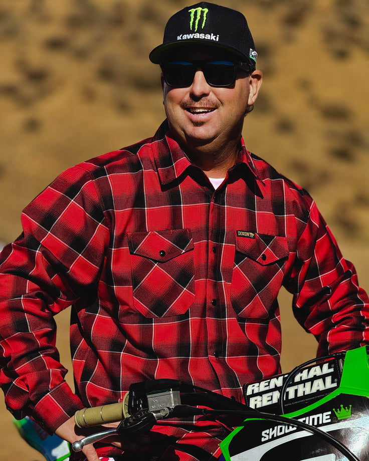 DIXXON JEREMY MCGRATH FLANNEL WITH BAG