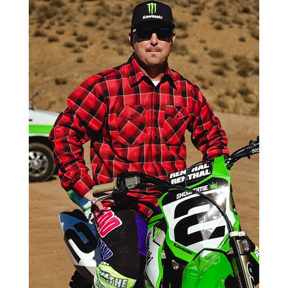 DIXXON JEREMY MCGRATH FLANNEL WITH BAG