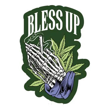 LAST CALL CO. Bless Up Sticker