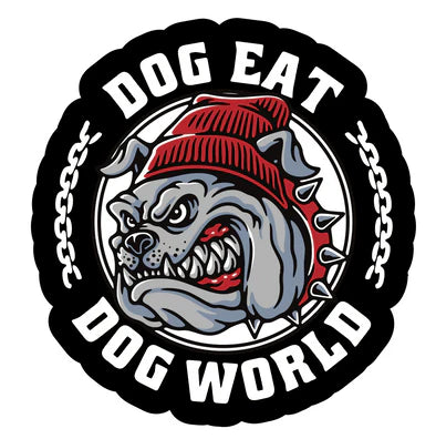 LAST CALL CO. Dog Eat Dog Sticker