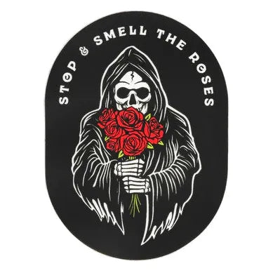 LAST CALL CO. Smell the Roses Sticker