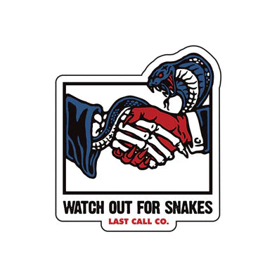 LAST CALL CO. Snakes Sticker