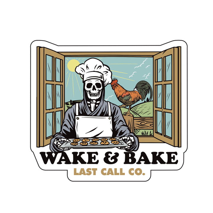 LAST CALL CO. WAKE STICKER Sticker