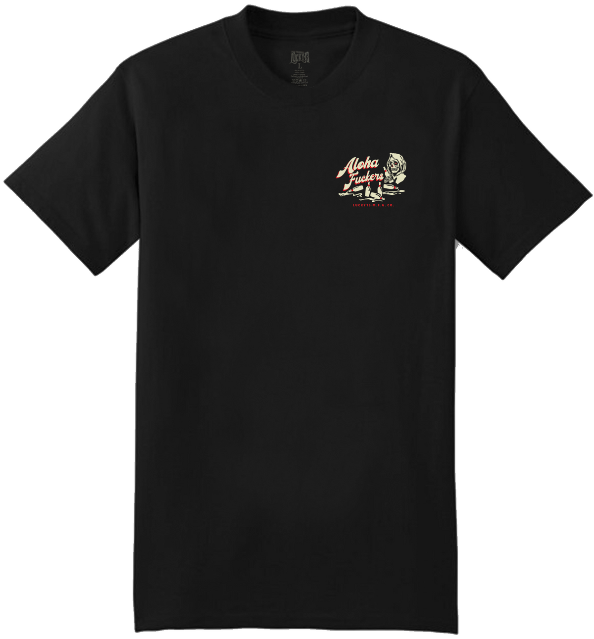 Lucky 13 ALOHA FUCKERS MEN'S T-SHIRT