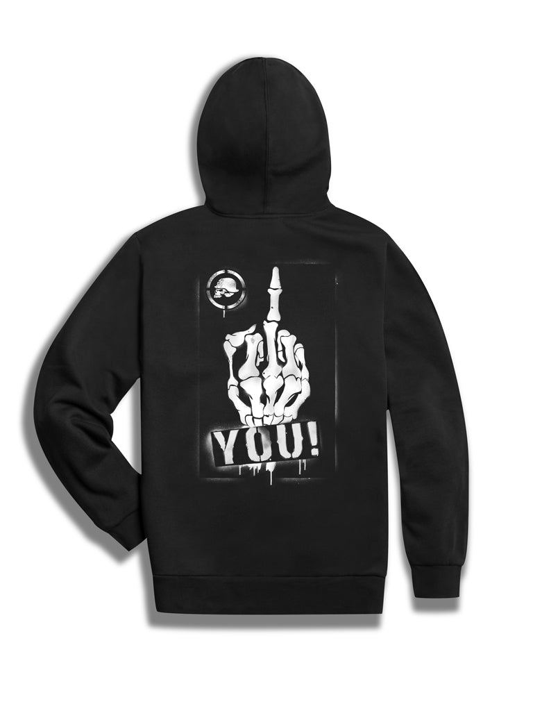 METAL MULISHA FUCK YOU MEN'S KNIT HOODED ZIP