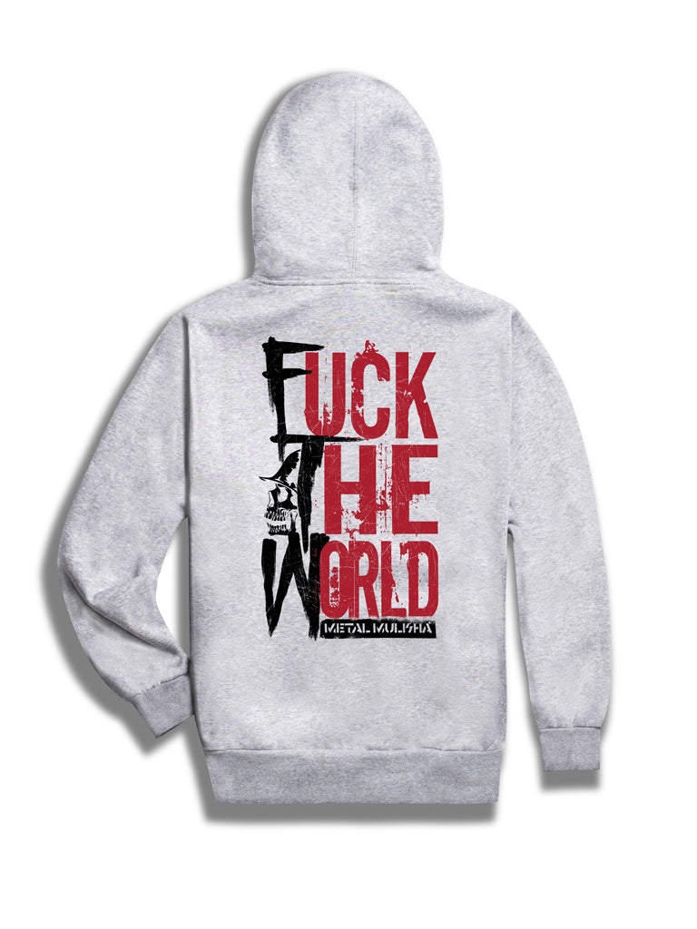 METAL MULISHA FUCK THE WORLD MEN'S KNIT HOODED PULLOVER