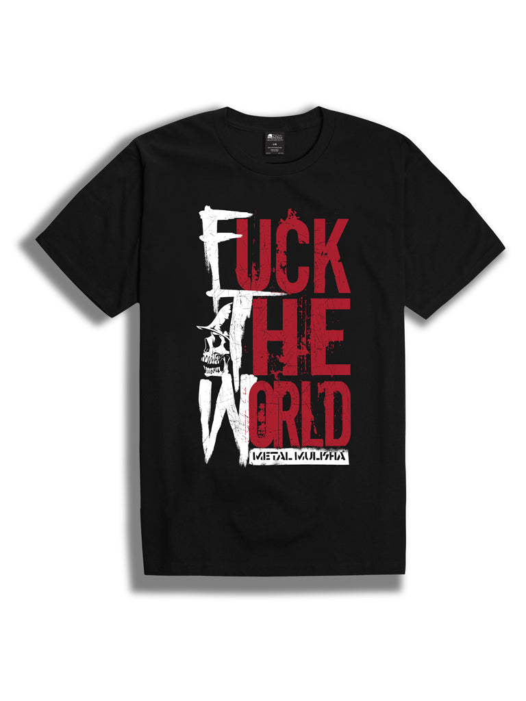 METAL MULISHA Men's Knit S/S Tee - FUCK THE WORLD