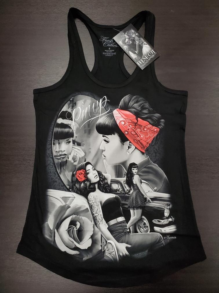 DGA- PIN UP RACER BACK TANK TOP WOMEN'S