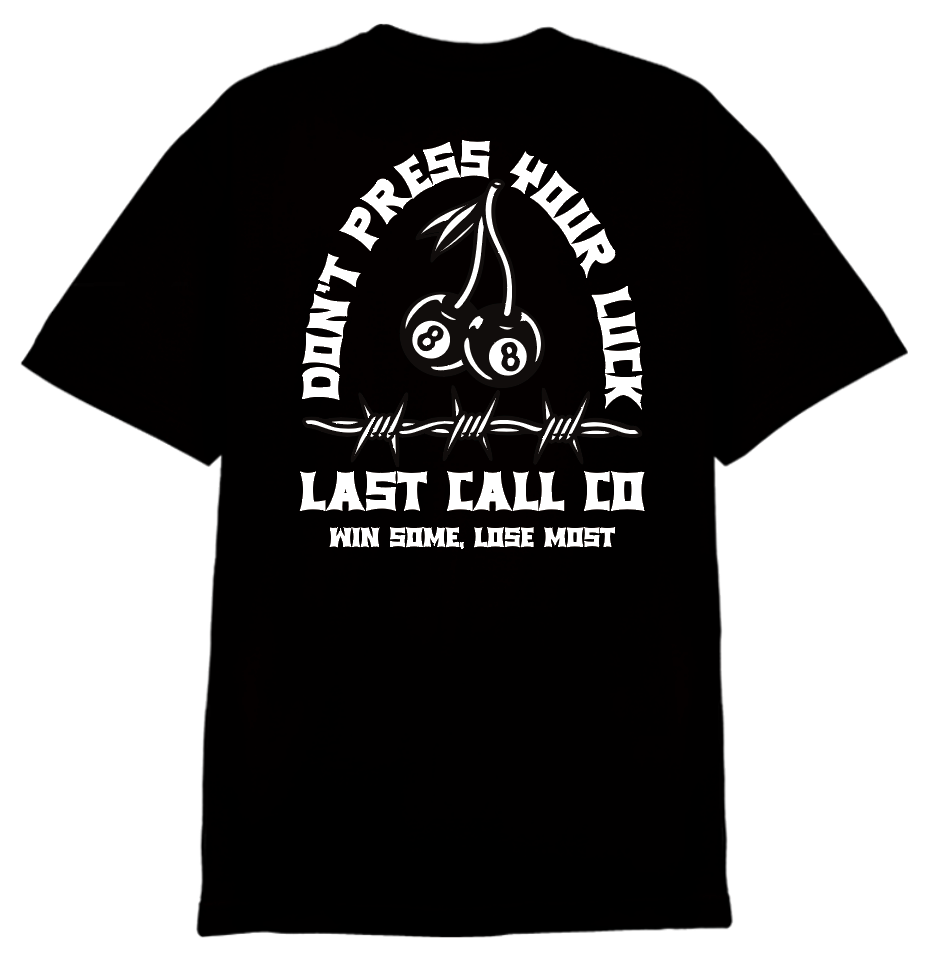 LAST CALL CO. PRESS BADGE TSHIRT