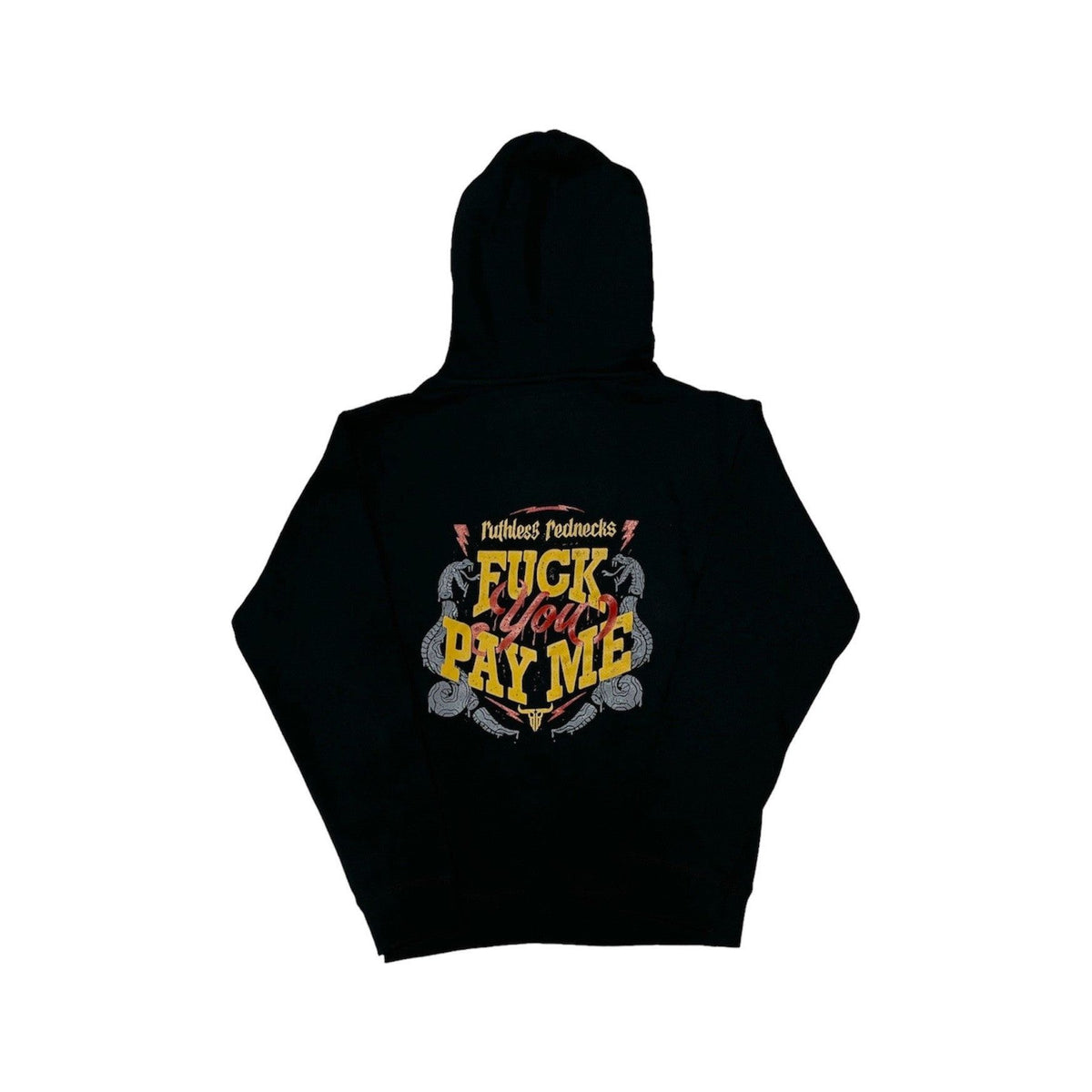 RUTHLESS REDNECKS PAY YOUR DUES HEAVYWEIGHT 10OZ PULLOVER HOODIE