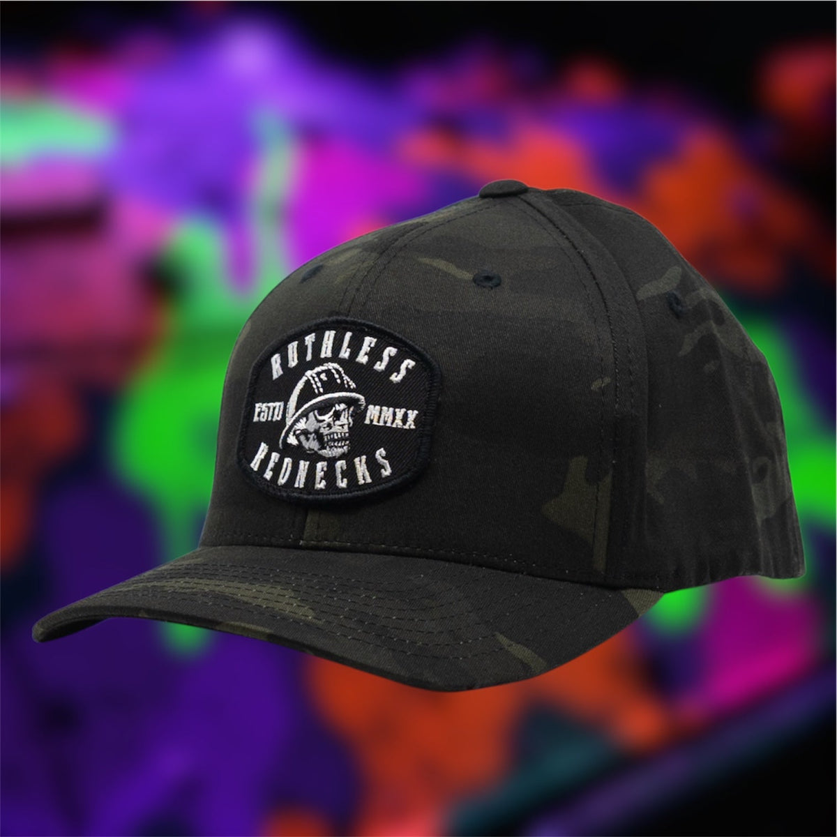 RUTHLESS REDNECKS HIRED GUN CURVED BRIM SNAPBACK