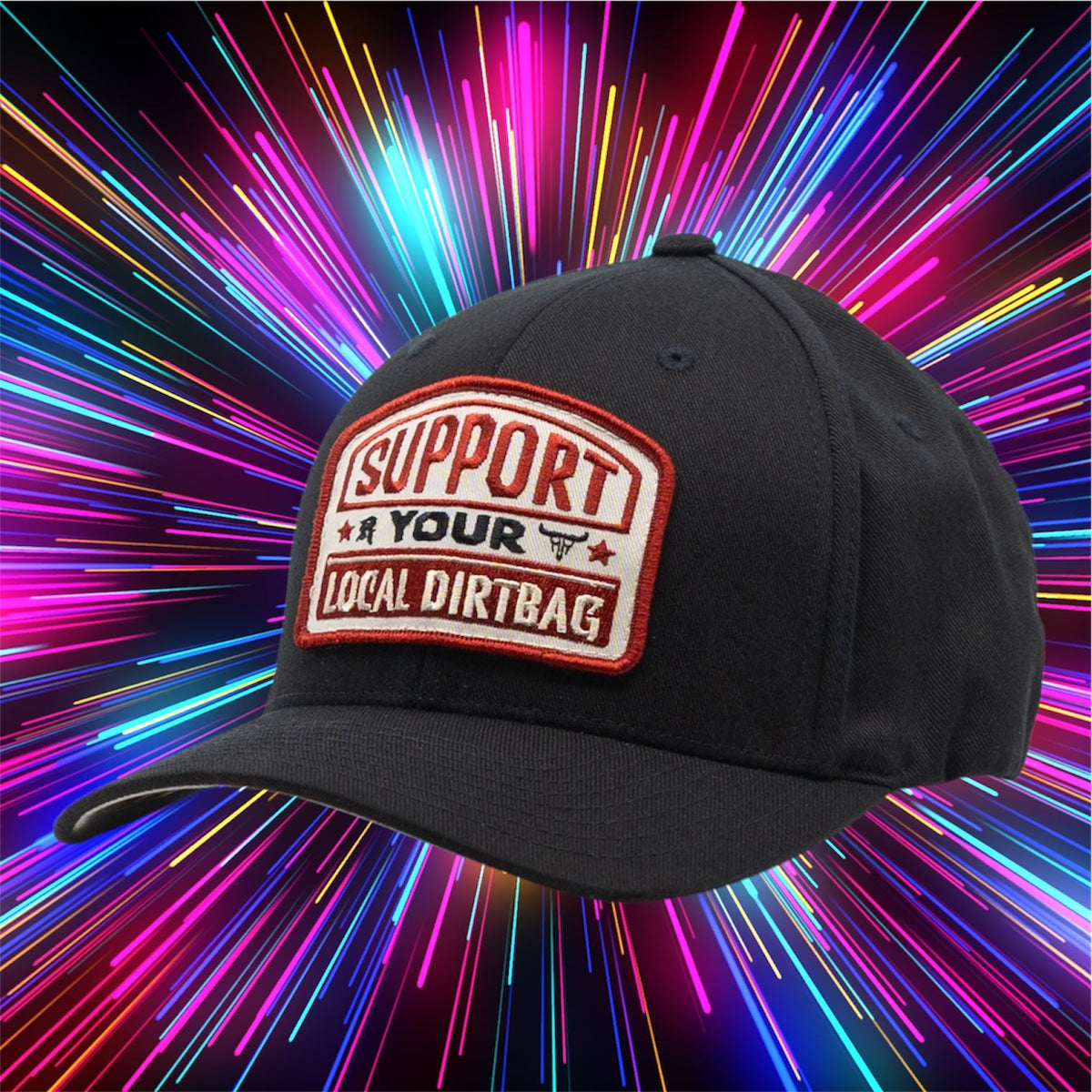 RUTHLESS REDNECKS SUPPORT YOUR LOCAL DIRTBAG Flexfit