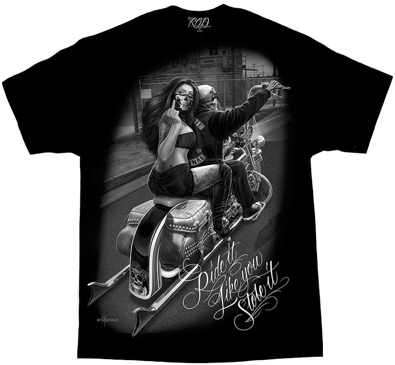 DGA- ROD- RIDE IT MEN'S T-SHIRT