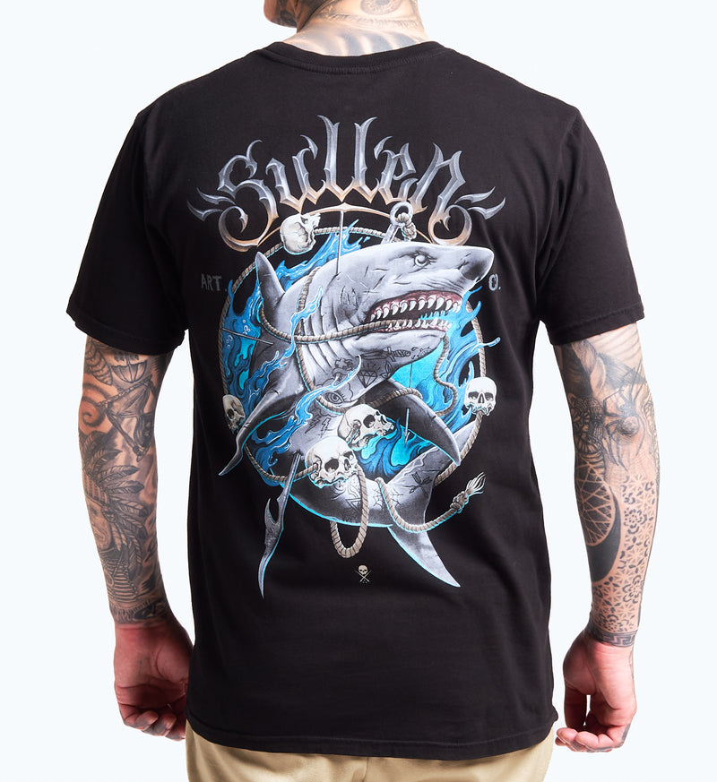 SULLEN SHARK SKULL TEE