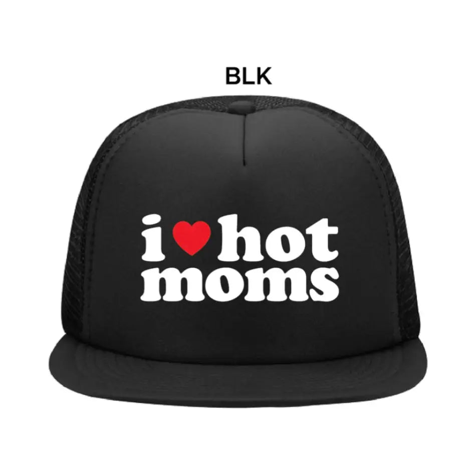 BLACK MARKET HOT MOMS FLAT BRIM FOAM TRUCKER