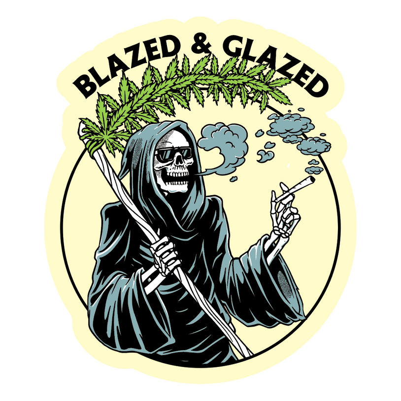 LAST CALL CO. BLAZED & GLAZED Sticker