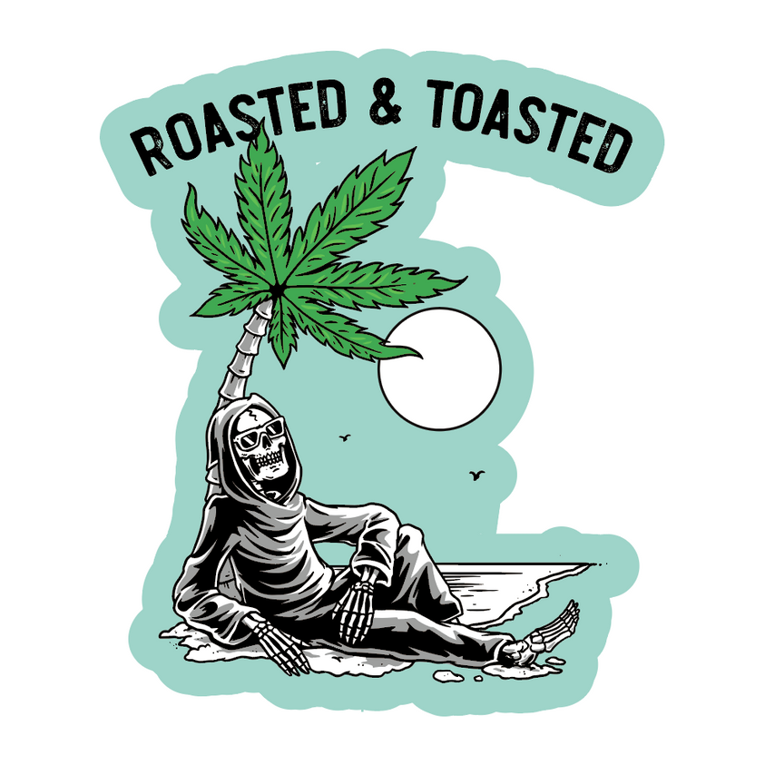 LAST CALL CO. ROASTED & TOASTED Sticker