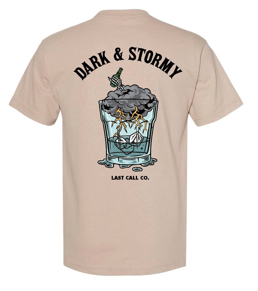 LAST CALL CO. DARK STORMY TSHIRT