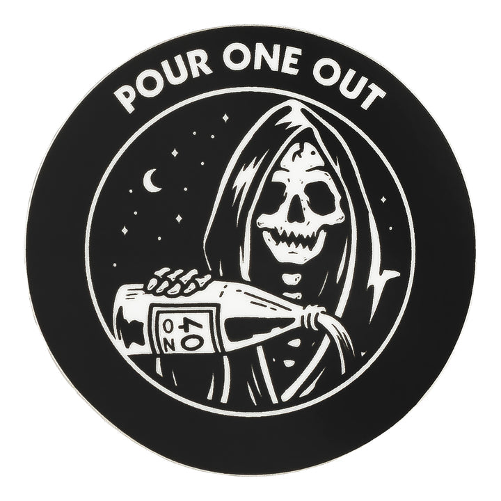 LAST CALL CO. POUR ONE OUT Sticker