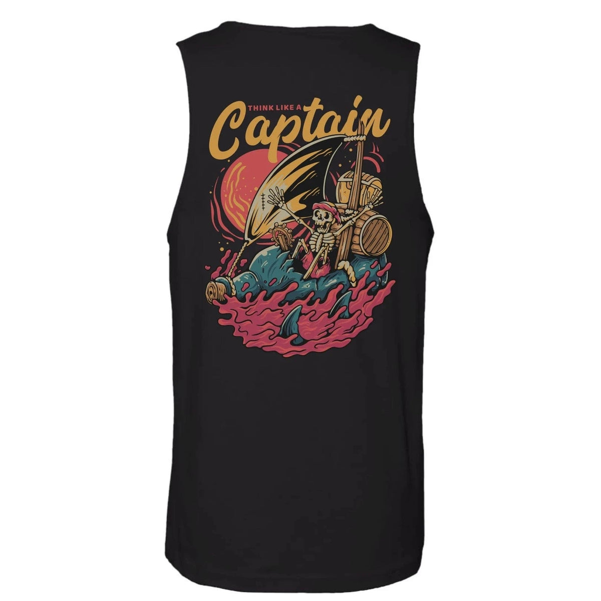 INK ADDICT THINK LIKE A CAPTAIN MEN'S TANK