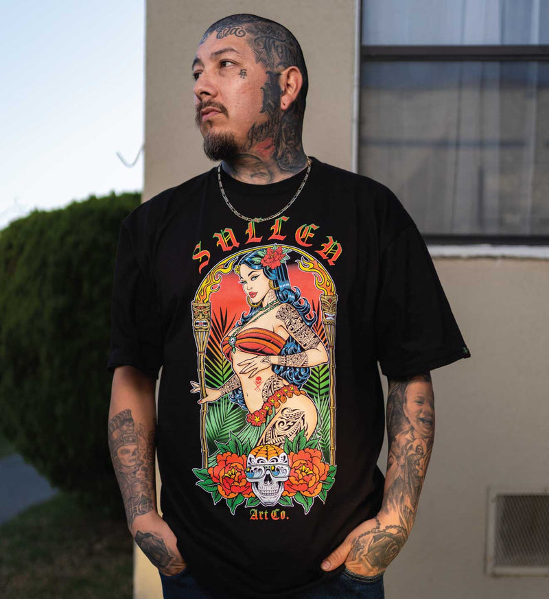SULLEN ART HULA GIRLS TEE