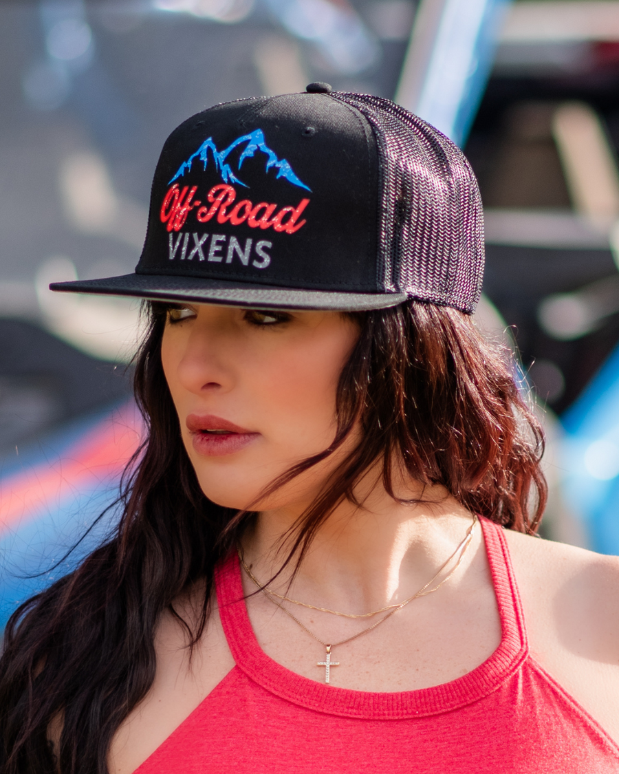 OFF-ROAD VIXENS ROCKY MOUNTAIN FLATBILL HAT