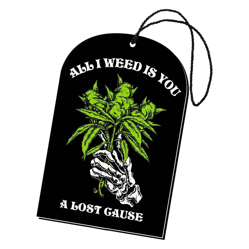 A Lost Cause - All I Weed Air Freshener - - synikclothing.com