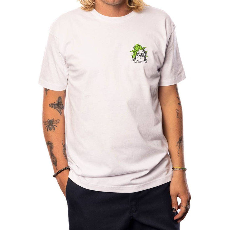 A Lost Cause - High Life Tee: White / L - - synikclothing.com