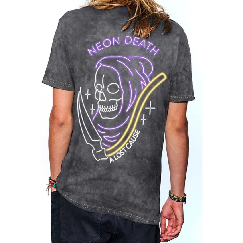 A Lost Cause - Neon Reaper V2 Tee - - Synik Clothing - synikclothing.com