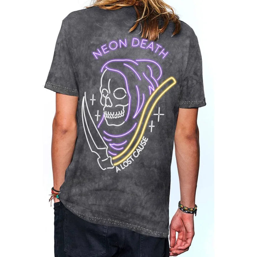 A Lost Cause - Neon Reaper V2 Tee - - synikclothing.com