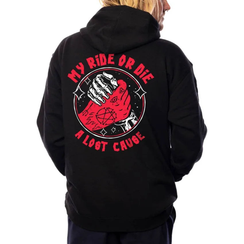 A Lost Cause - Ride Or Die Hoodie - - synikclothing.com