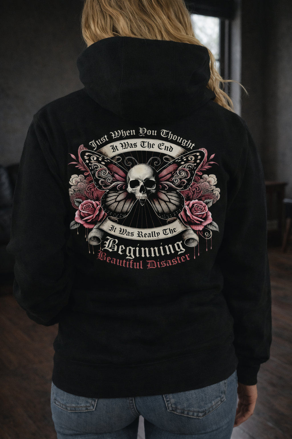Beautiful Disaster - Keep Going Zip Hoodie