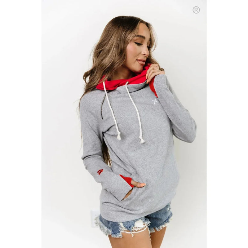 AMPERSAND-AVENUE-DOUBLEHOOD-SWEATSHIRT-HUGS-AND-KISSES - PULLOVER HOODIE - synikclothing.com