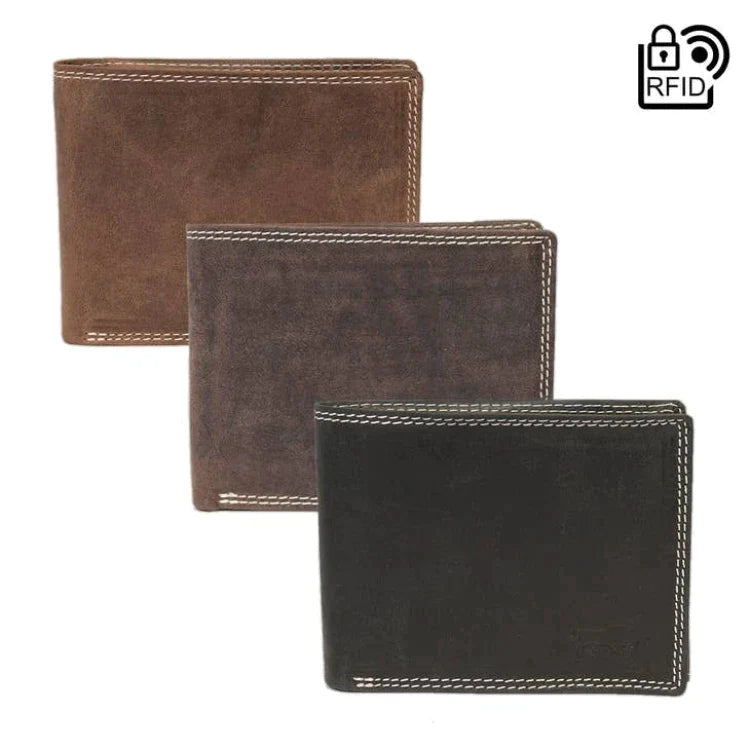 ARRIGO-BIFOLD-LEATHER-MEN'S-WALLET-RFID - WALLET - synikclothing.com