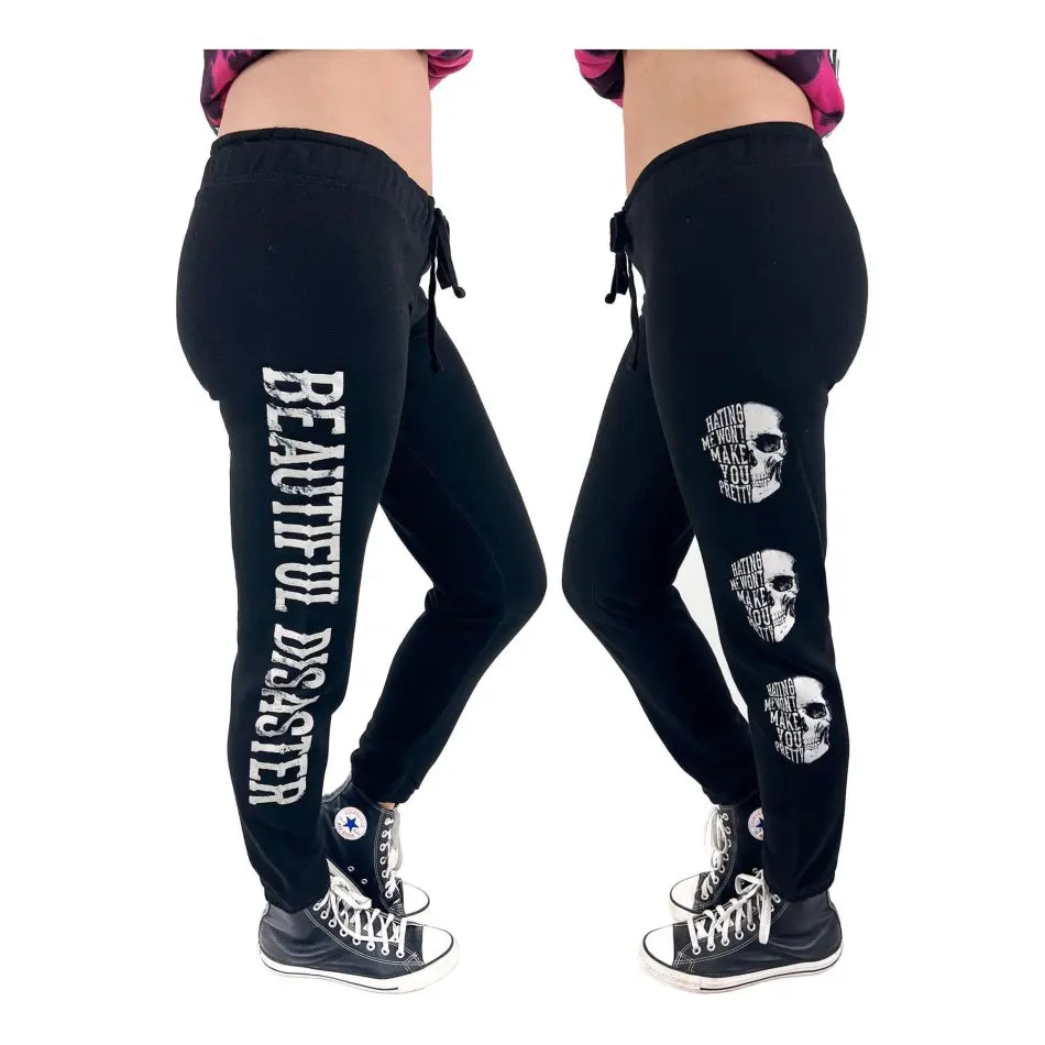 BEAUTIFUL DISASTER Hating Me Lounge Pant - SWEATPANT - synikclothing.com