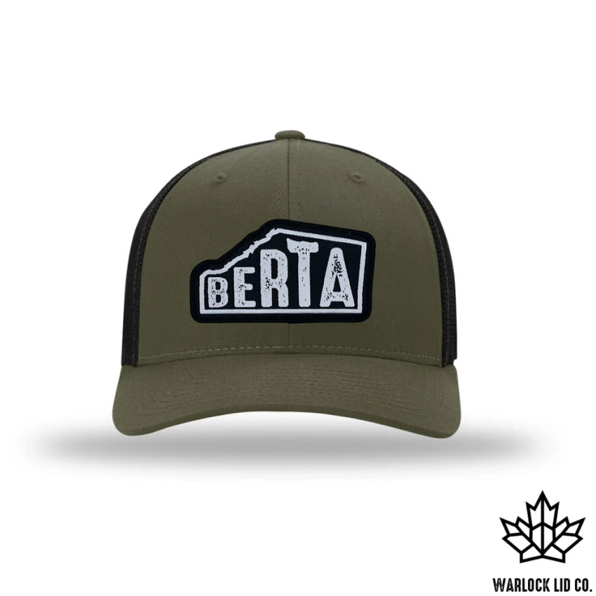 BERTA-FLEXFIT-TRUCKER-HAT-OLIVE GREEN - HAT - Synik Clothing - synikclothing.com