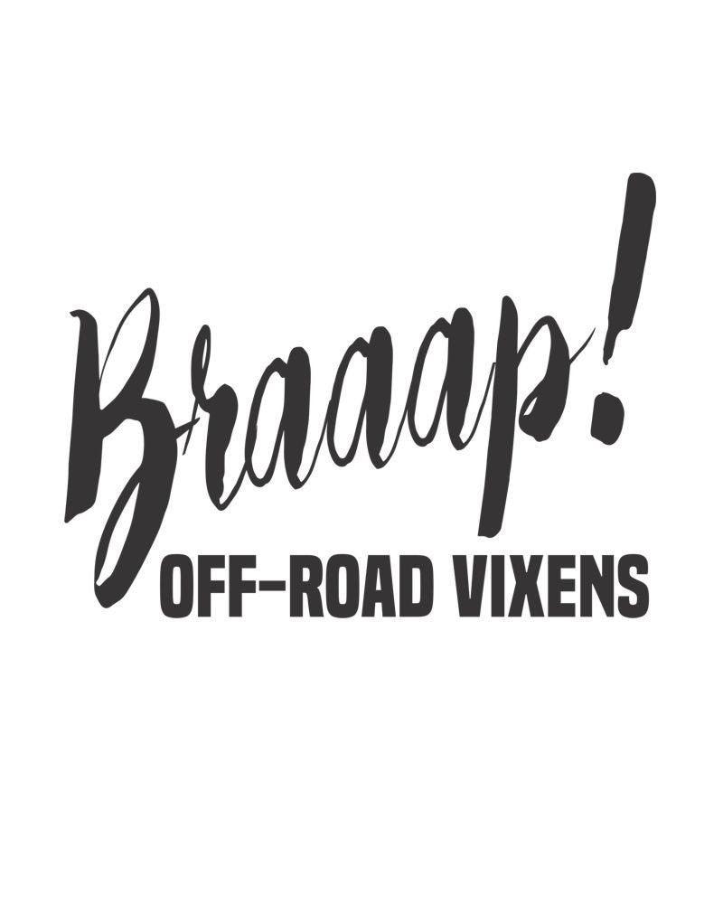 OFF ROAD VIXENS BRAAAP! 5.5X2.5 STICKER