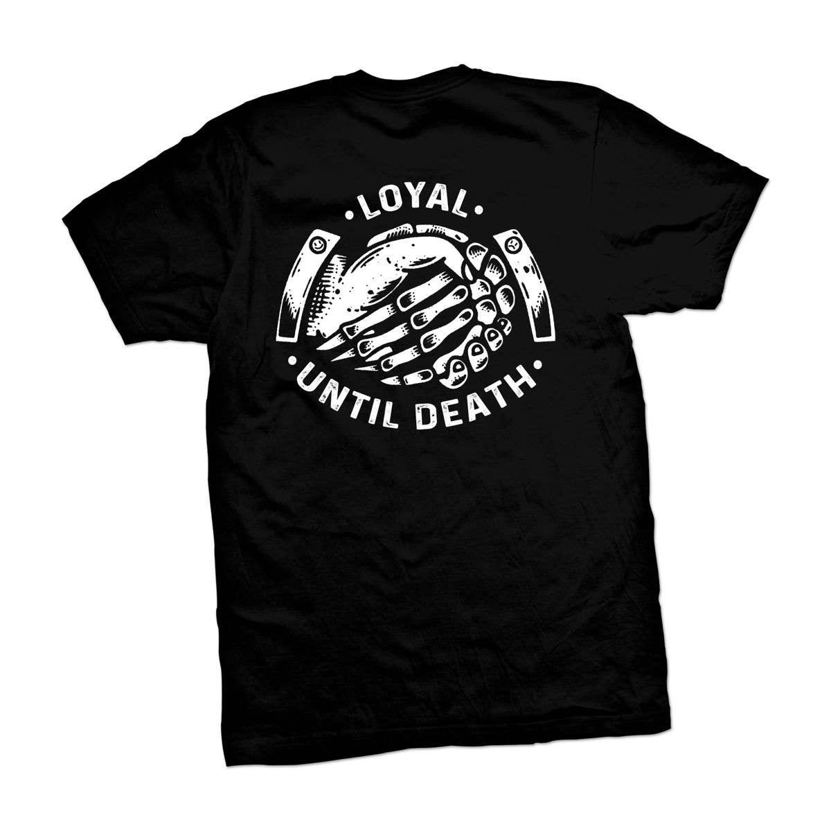 Cartel Ink - 5593-BLACK WHITE | Loyal Until Death: Black White / 2X - - synikclothing.com