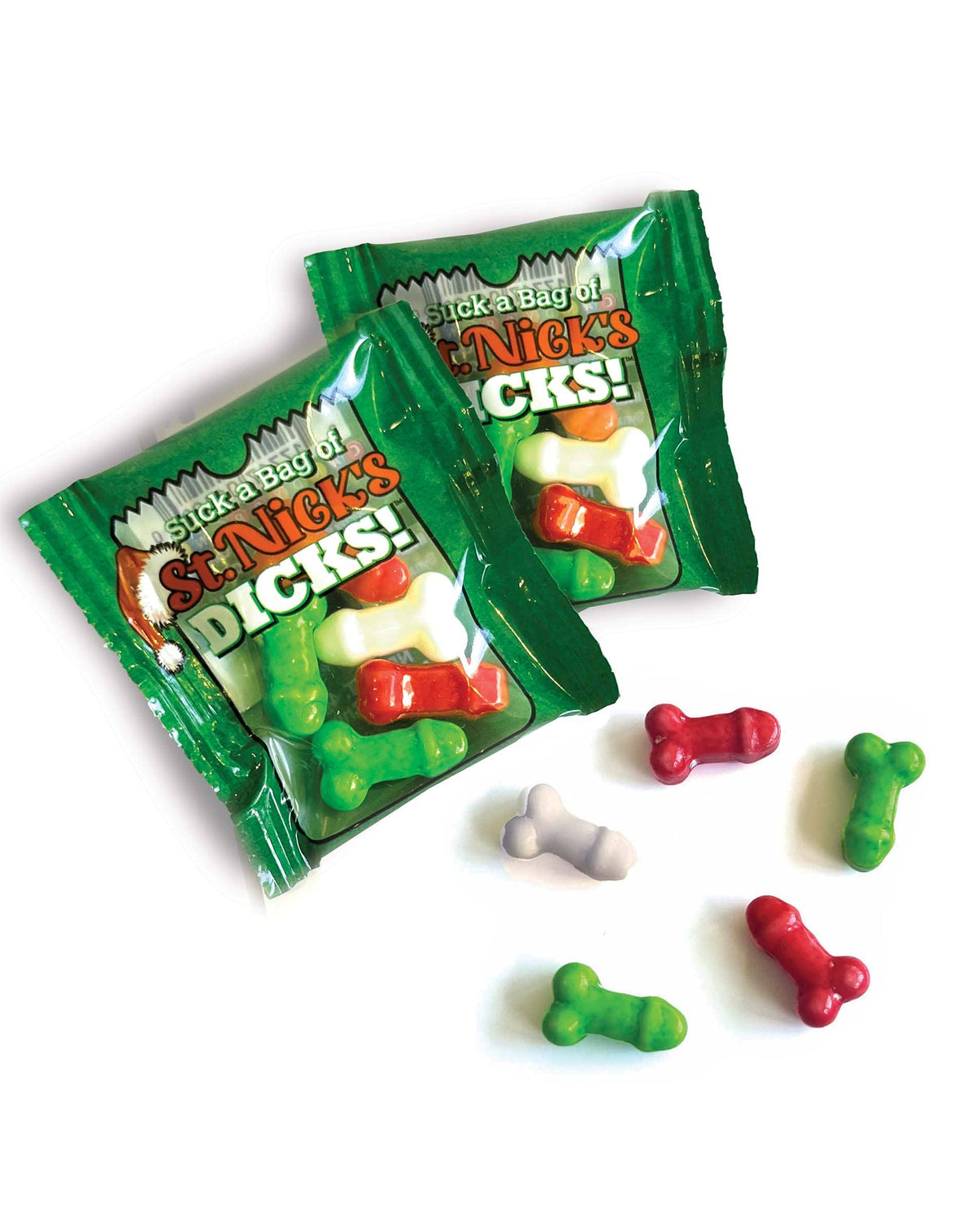 Little Genie Productions - Suck a Bag of St. Nick's D's Candy - POP Display of 100