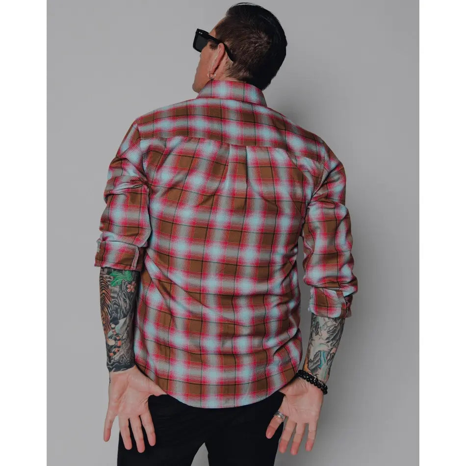 DIXXON CLUB TATTOO SNAKE & EAGLE FLANNEL WITH BAG